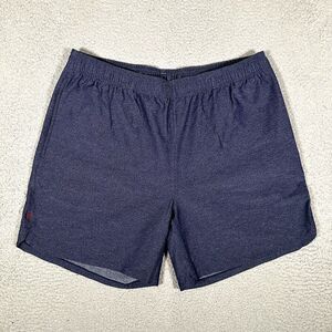 Rhone Shorts Mens XL Blue Guru 6" Unlined Performance Stretch Casual Preppy Logo